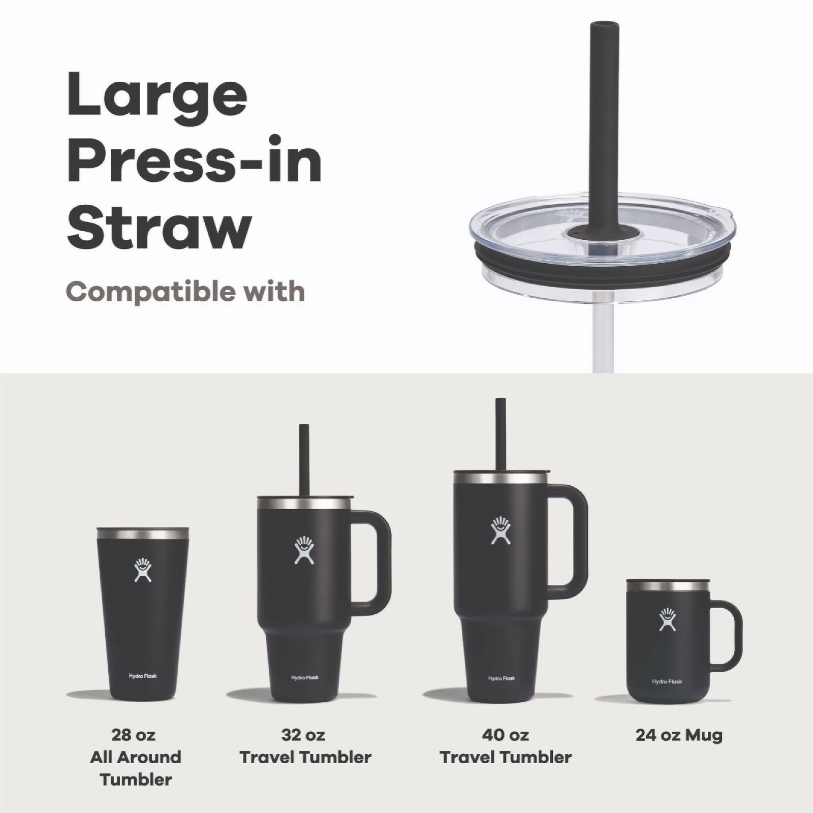Large Press-In Straw Lid - Image 3